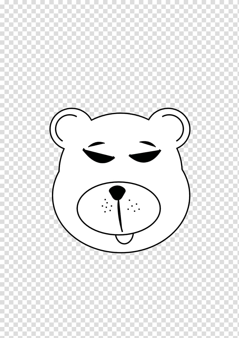 Line art Black and white Drawing , teddy bear transparent background PNG clipart