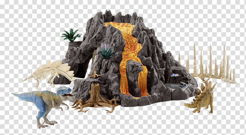 Tyrannosaurus Schleich Toy Dinosaur Volcano, toy transparent background PNG clipart