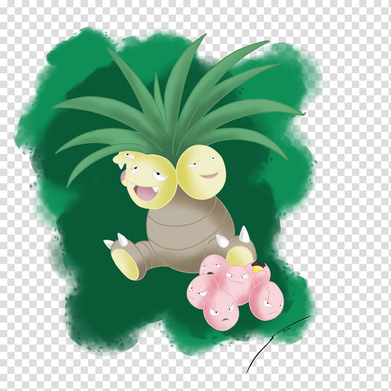 Exeggcute Alola Pokémon Sun and Moon Exeggutor, dad-and-kids transparent background PNG clipart