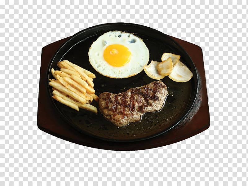 Full breakfast Sirloin steak Beefsteak Pho Dish, betel nuts transparent background PNG clipart