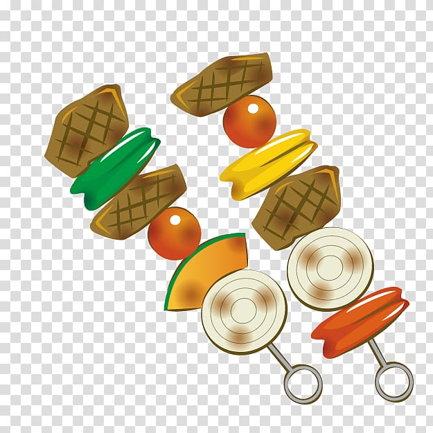 assorted-type barbecue illustration, Barbecue Churrasco Skewer, barbecue transparent background PNG clipart