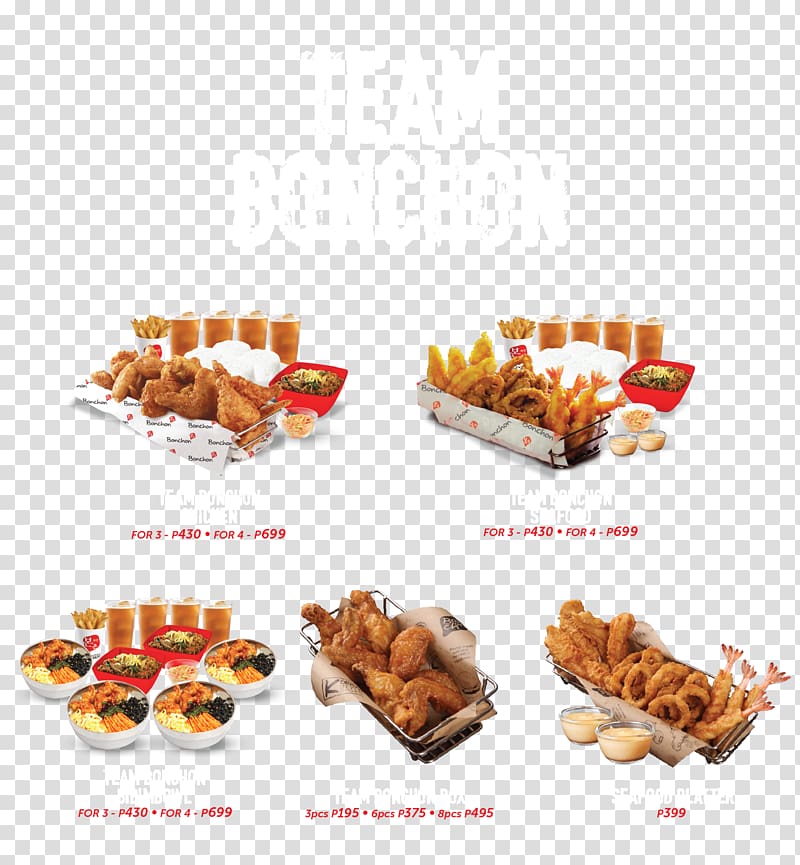 Fast food Bonchon Chicken Menu Meal, Community Group transparent background PNG clipart