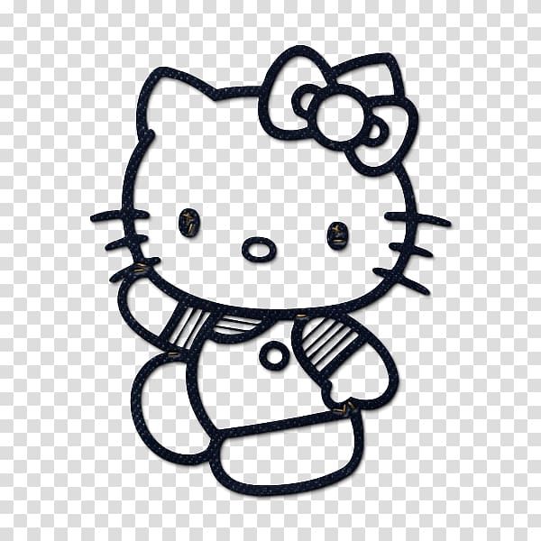 Hello Kitty Sticker Drawing , kitty transparent background PNG clipart
