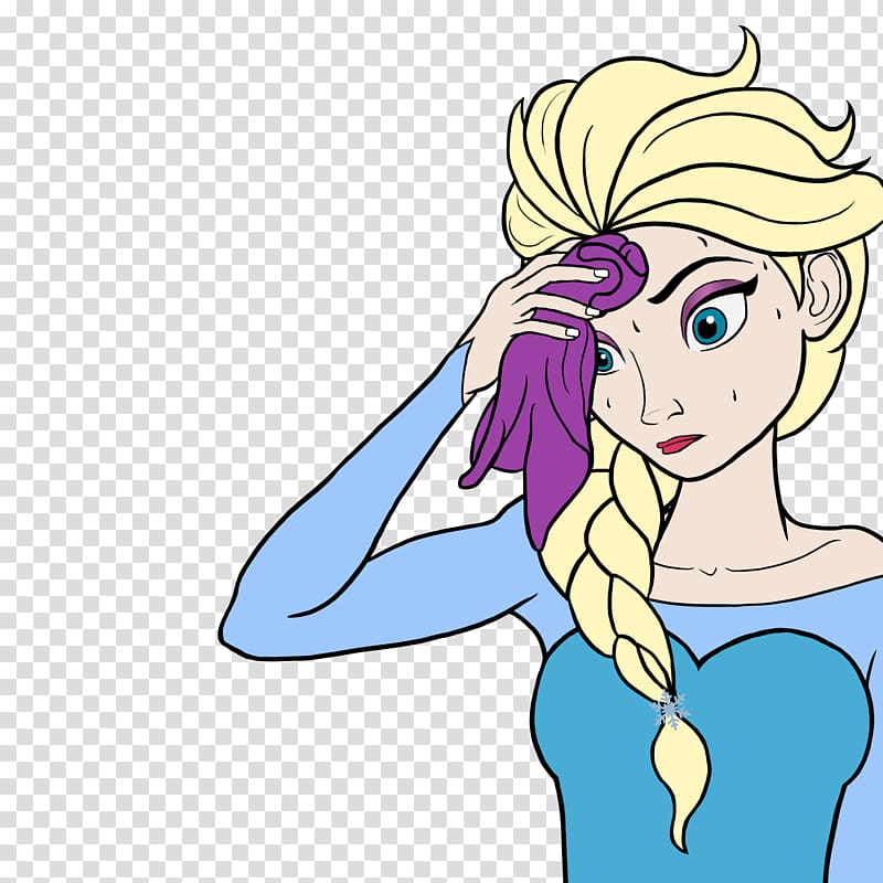 Internet meme Perspiration Elsa, towel transparent background PNG clipart