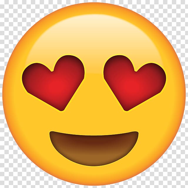 heart eye emoji , Emoji Heart Eye Smiley Emoticon, emoji transparent background PNG clipart