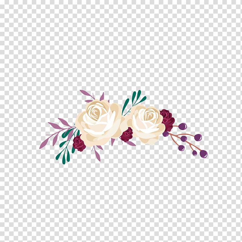 white and maroon flowers , Flower The Secret Garden Floral & Events Floristry TrueType Font, White roses transparent background PNG clipart