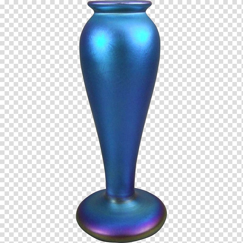 Cobalt blue Glass Vase, glass transparent background PNG clipart