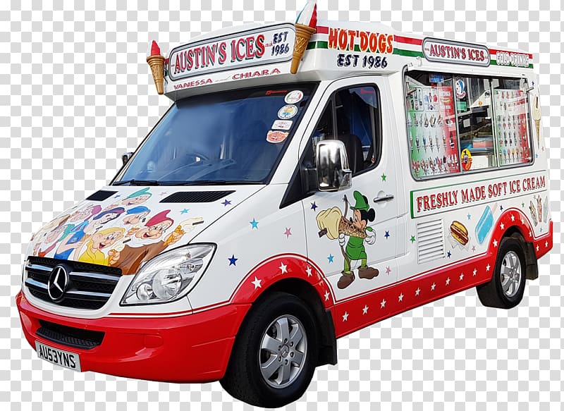 Ice cream van Commercial vehicle Ice cream van Car, ice cream van transparent background PNG clipart