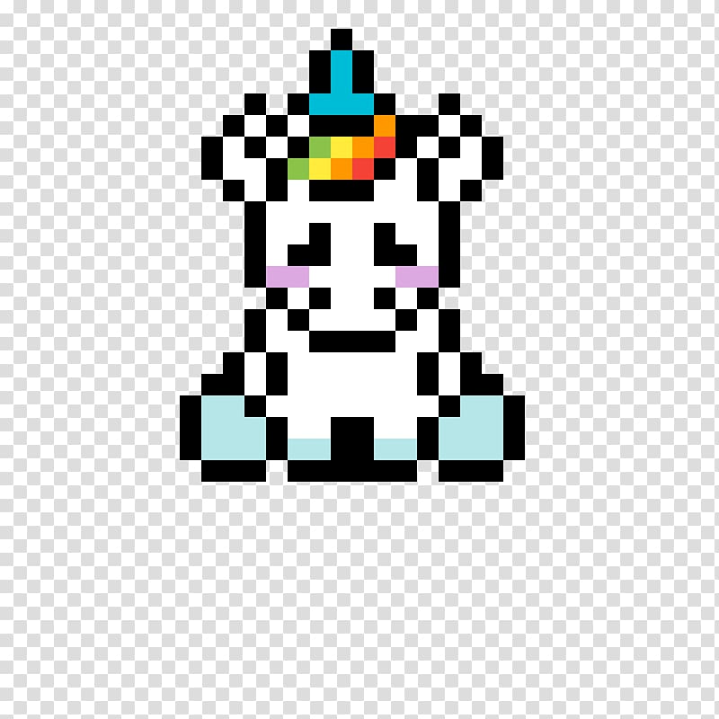 Pixel art Drawing Mosaic, cloud unicorn transparent background PNG clipart