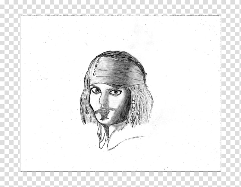 Visual arts Drawing Sketch, captain jack sparrow transparent background PNG clipart