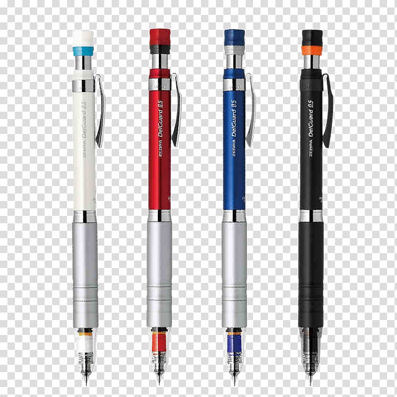 Zebra Mechanical pencil Stationery Writing implement, Fine pen black pen transparent background PNG clipart