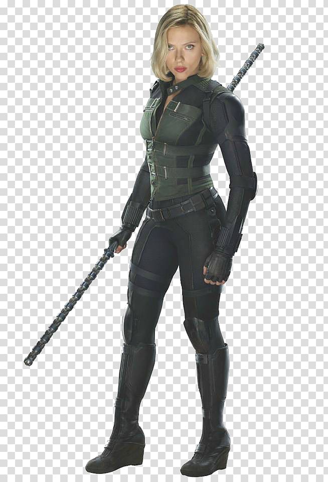Black Widow Clint Barton Thor Captain America Thanos, Scarlett Johansson transparent background PNG clipart