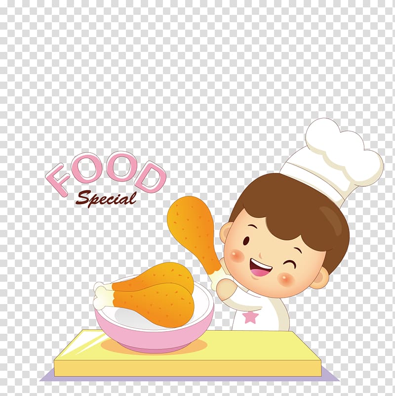 Food Cook Chef, Delicious chicken legs transparent background PNG clipart