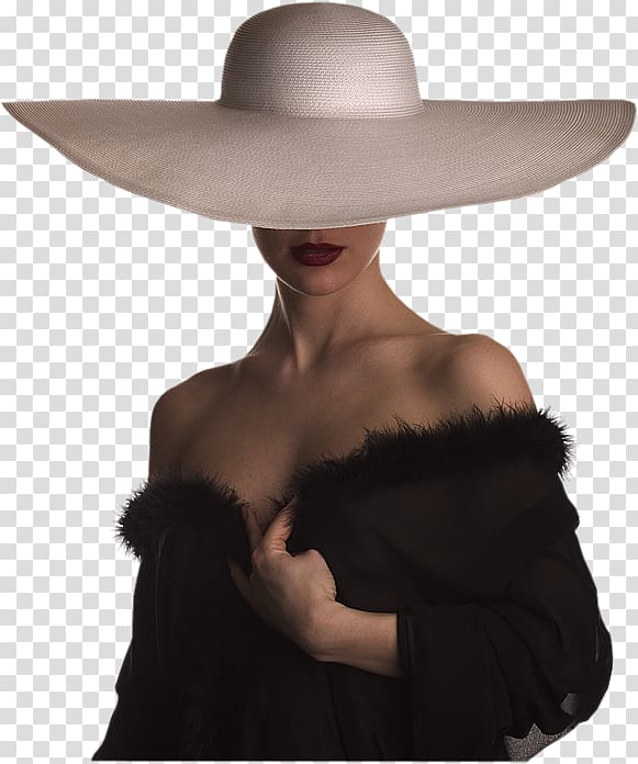 Woman with a Hat Painting Cap, Hat transparent background PNG clipart