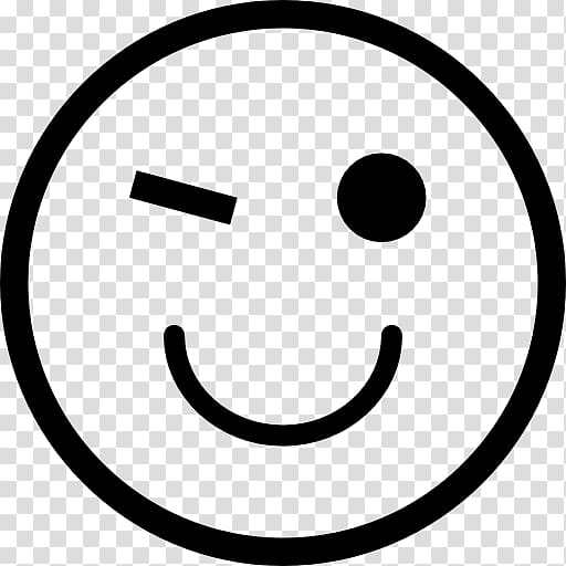 Smiley Emoticon Computer Icons Happiness Symbol, blink transparent background PNG clipart