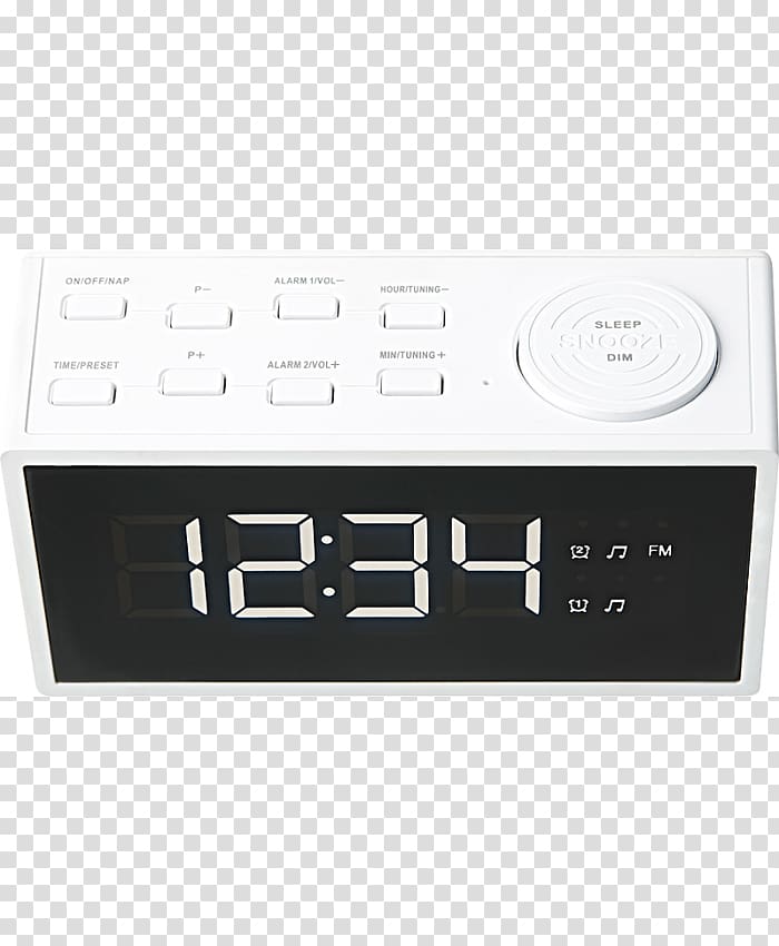Alarm Clocks Clockradio Radio receiver Electrocardiography, ekg symbol transparent background PNG clipart