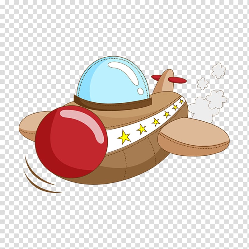 Airplane Q-version Cartoon, aircraft transparent background PNG clipart