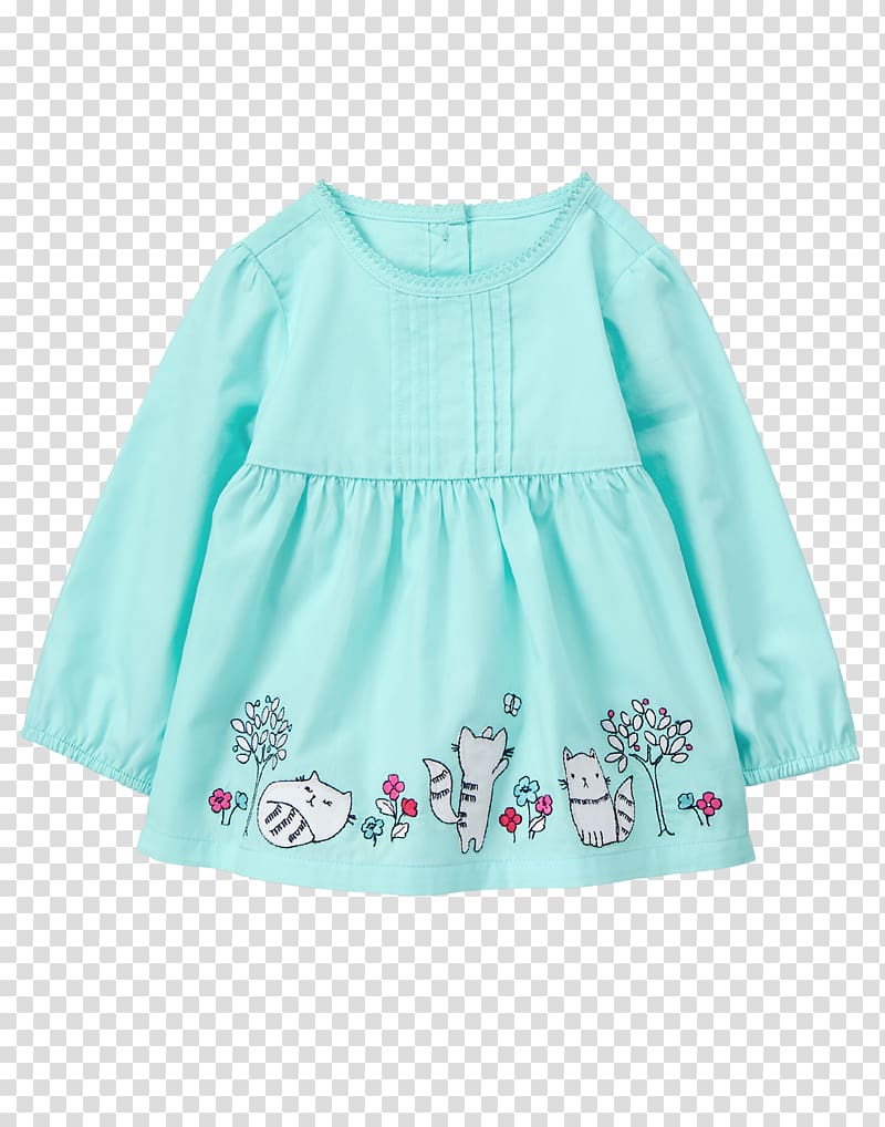 Sleeve The Children\'s Place Gymboree Blouse Dress, dress transparent background PNG clipart