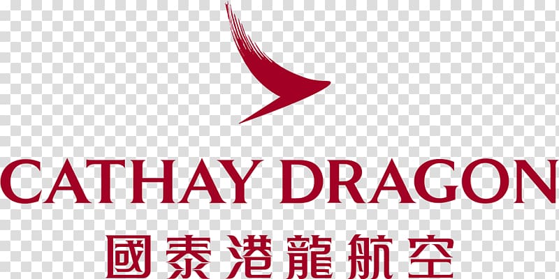 Logo Cathay Dragon Cathay Pacific Airline Taichung Airport, transparent background PNG clipart