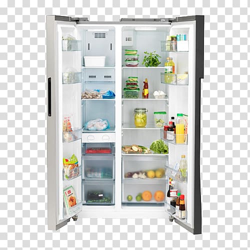 Refrigerator IKEA Home appliance Haier Kitchen, On the refrigerator door transparent background PNG clipart
