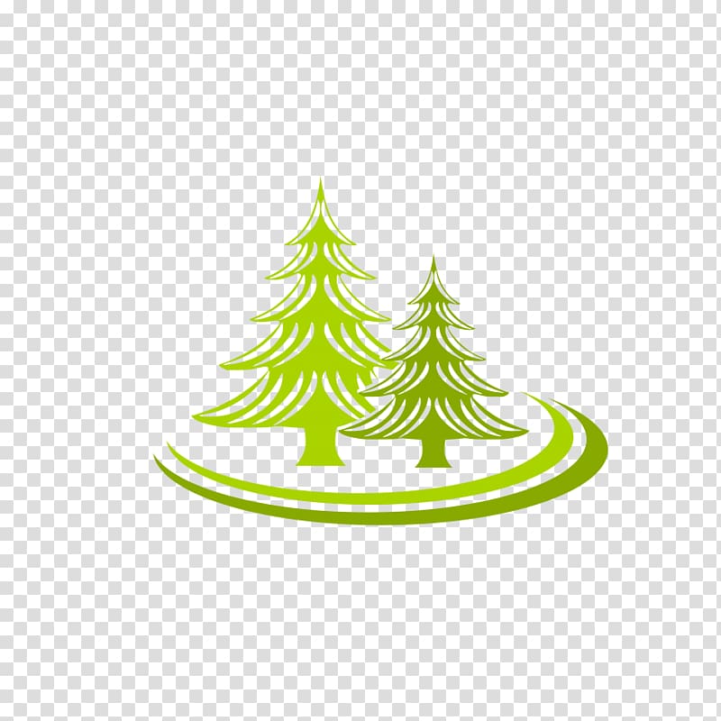 Tree Logo Spruce Fir, trees transparent background PNG clipart