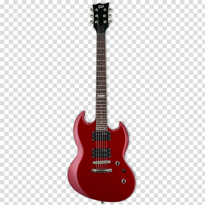 ESP Guitars Electric guitar Gibson SG Musical Instruments, electric guitar transparent background PNG clipart