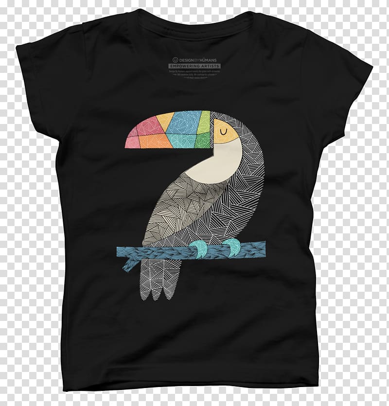 Printed T-shirt Hoodie Sleeve, tucan transparent background PNG clipart