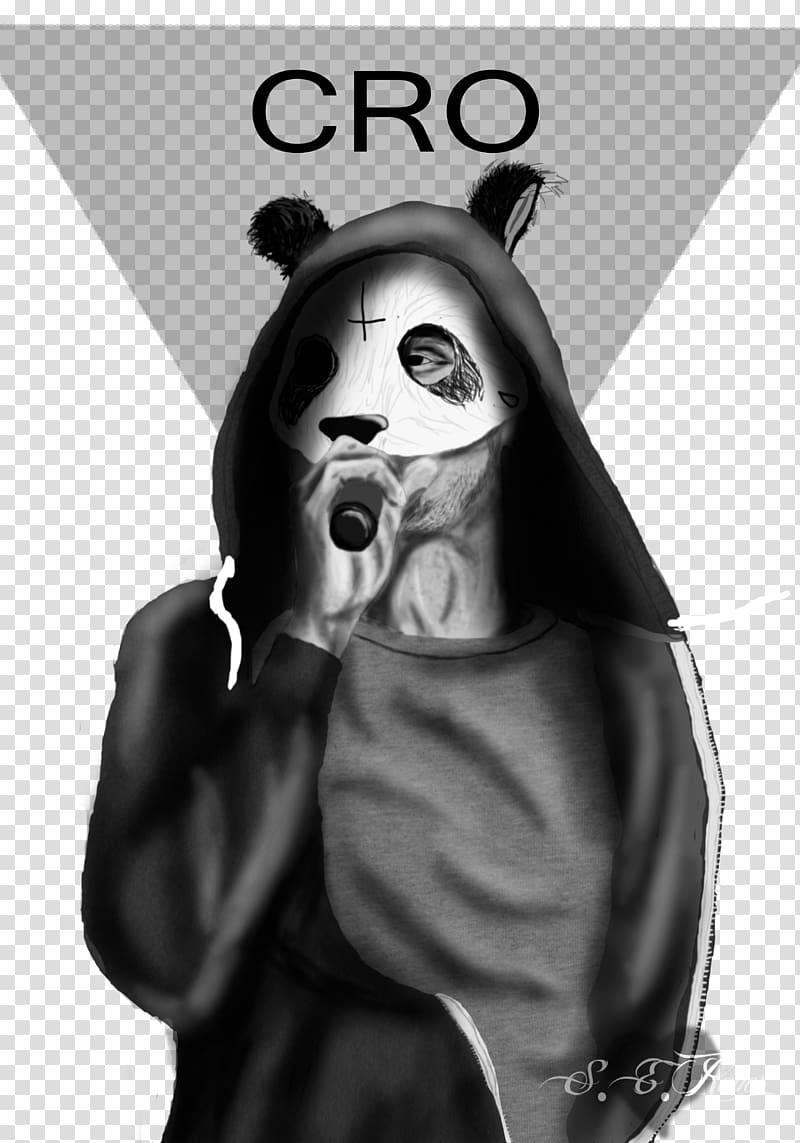 Rapper Kein Benz Fan art Giant panda, cro transparent background PNG clipart