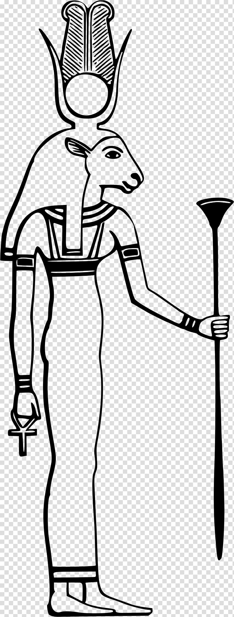 Ancient Egyptian deities Hathor Egyptian mythology, others transparent background PNG clipart