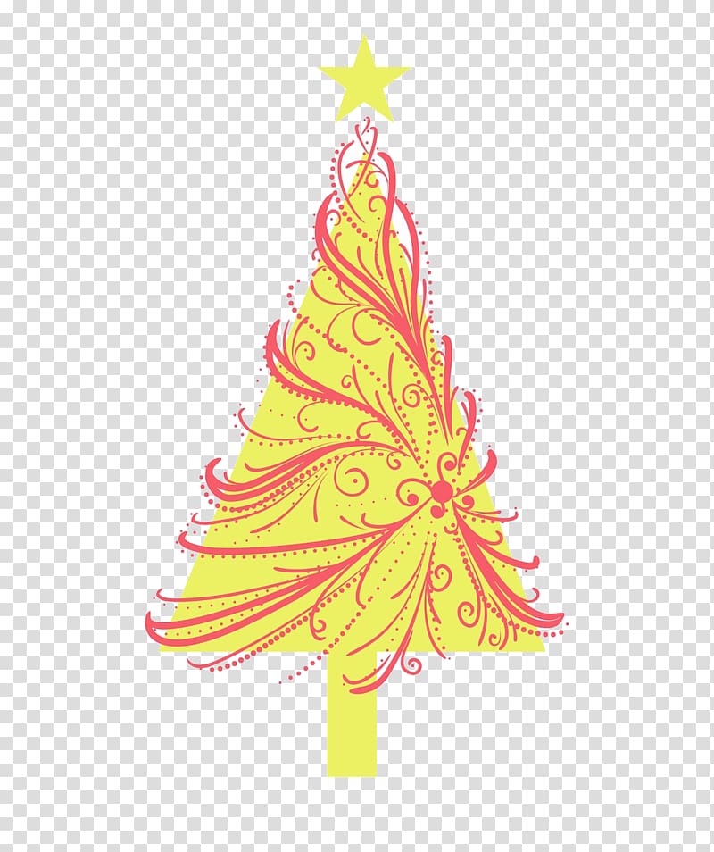 Christmas tree Christmas decoration Party, Star Christmas tree transparent background PNG clipart