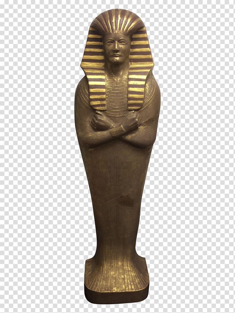 Classical sculpture Statue Figurine Bronze, Egyptian transparent background PNG clipart