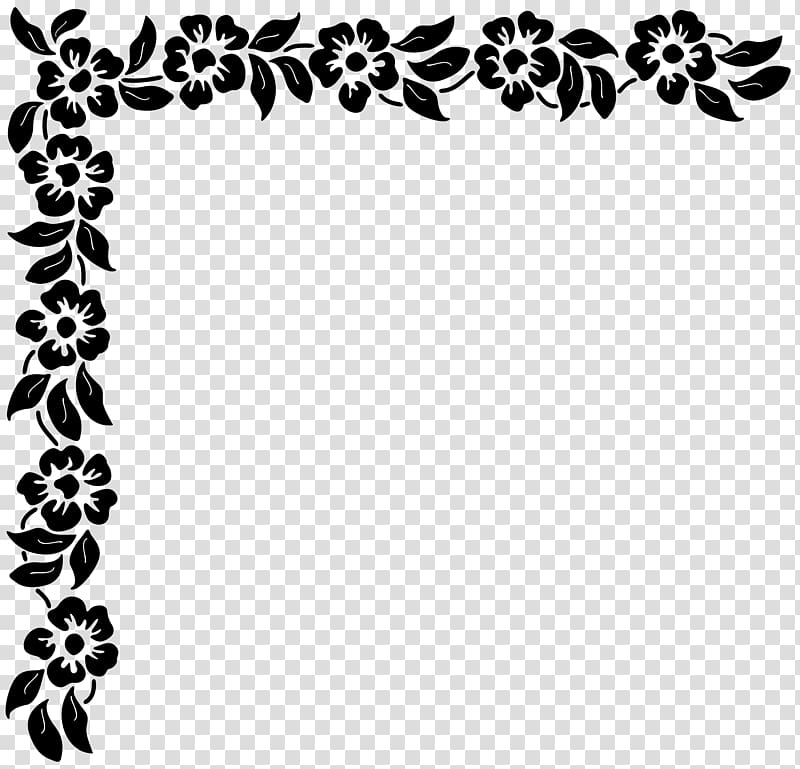 Marriage , floral corner transparent background PNG clipart