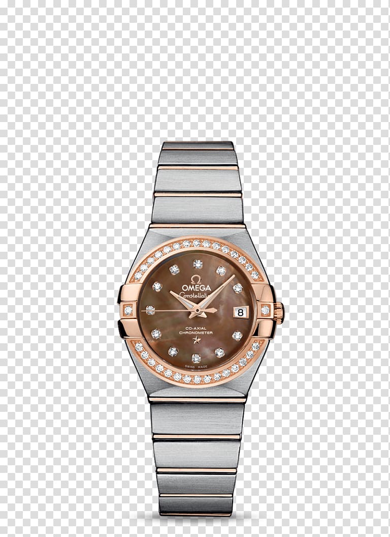 Rolex Datejust Omega SA Coaxial escapement Automatic watch, watch transparent background PNG clipart