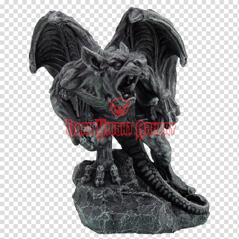 Figurine Sculpture Gargoyle Statue Gothic architecture, Gargoyle transparent background PNG clipart