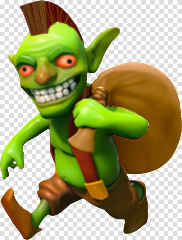 Clash of Clans Goblin Clash Royale Video Games Boom Beach, Clash of Clans transparent background PNG clipart