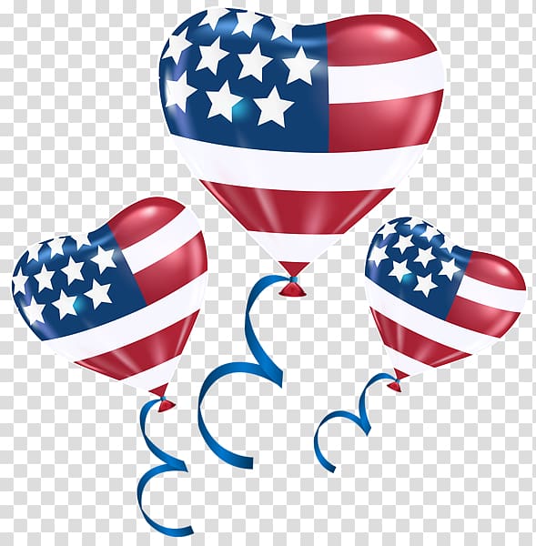 United States Independence Day Barbecue , 3D American balloon festival transparent background PNG clipart