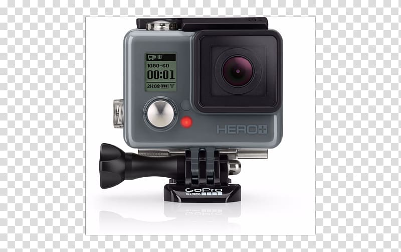 GoPro HERO+ LCD Camera, GoPro transparent background PNG clipart