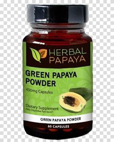 Papaya Extract Organic food Dietary supplement Juice, Green Papaya transparent background PNG clipart