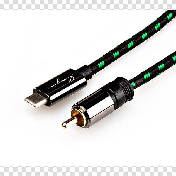 Coaxial cable RCA connector USB-C, USB transparent background PNG clipart