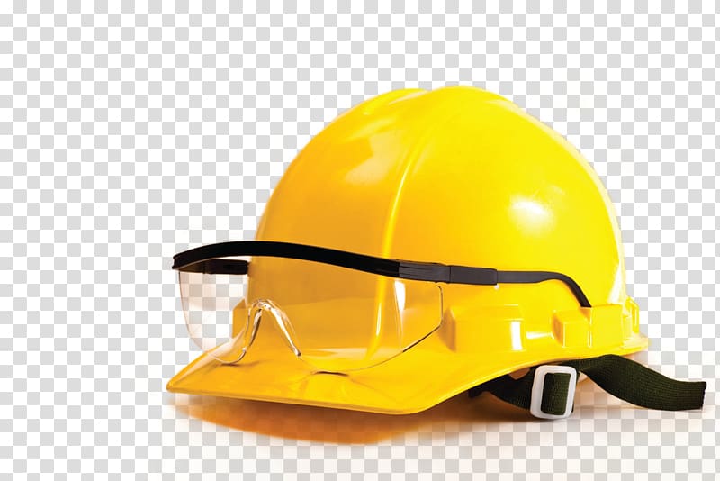 Hard Hats Goggles Safety Personal protective equipment, Helmet transparent background PNG clipart