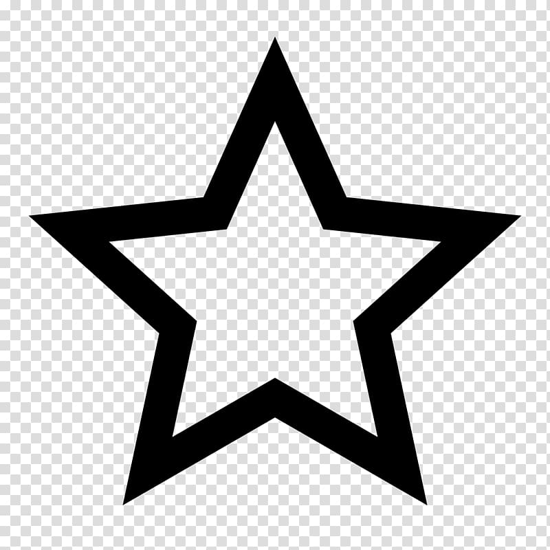 star outline clipart black and white school