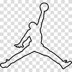 Air Jordan logo illustration, Jumpman Air Jordan Logo Nike , nike ...