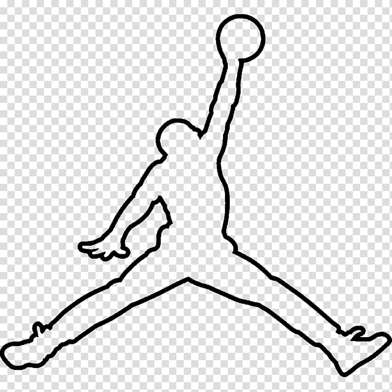 Jumpman Air Jordan Logo Drawing, nike transparent background PNG clipart