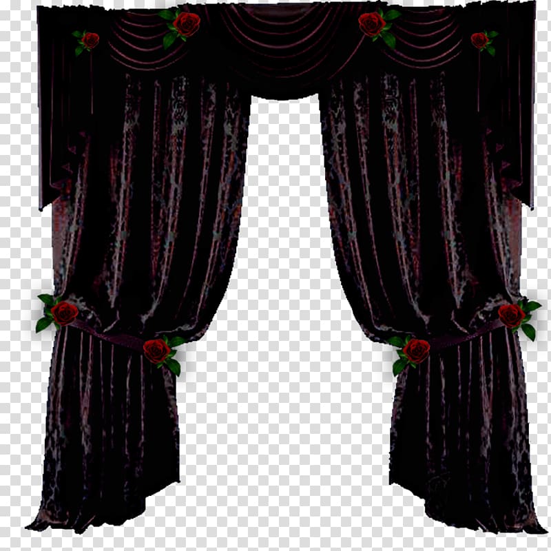 Window treatment Curtain Drapery , curtains transparent background PNG clipart