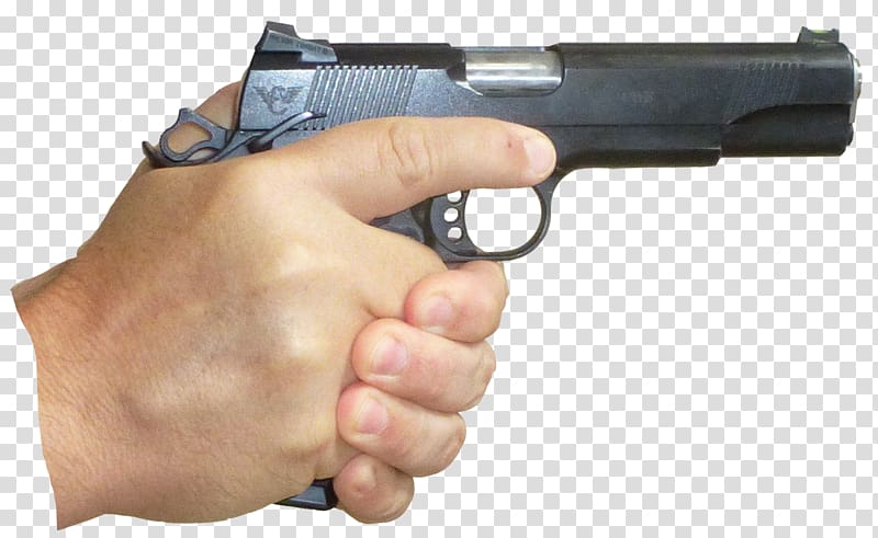 Firearm Trigger Weapon Pistol Revolver, holding transparent background PNG clipart