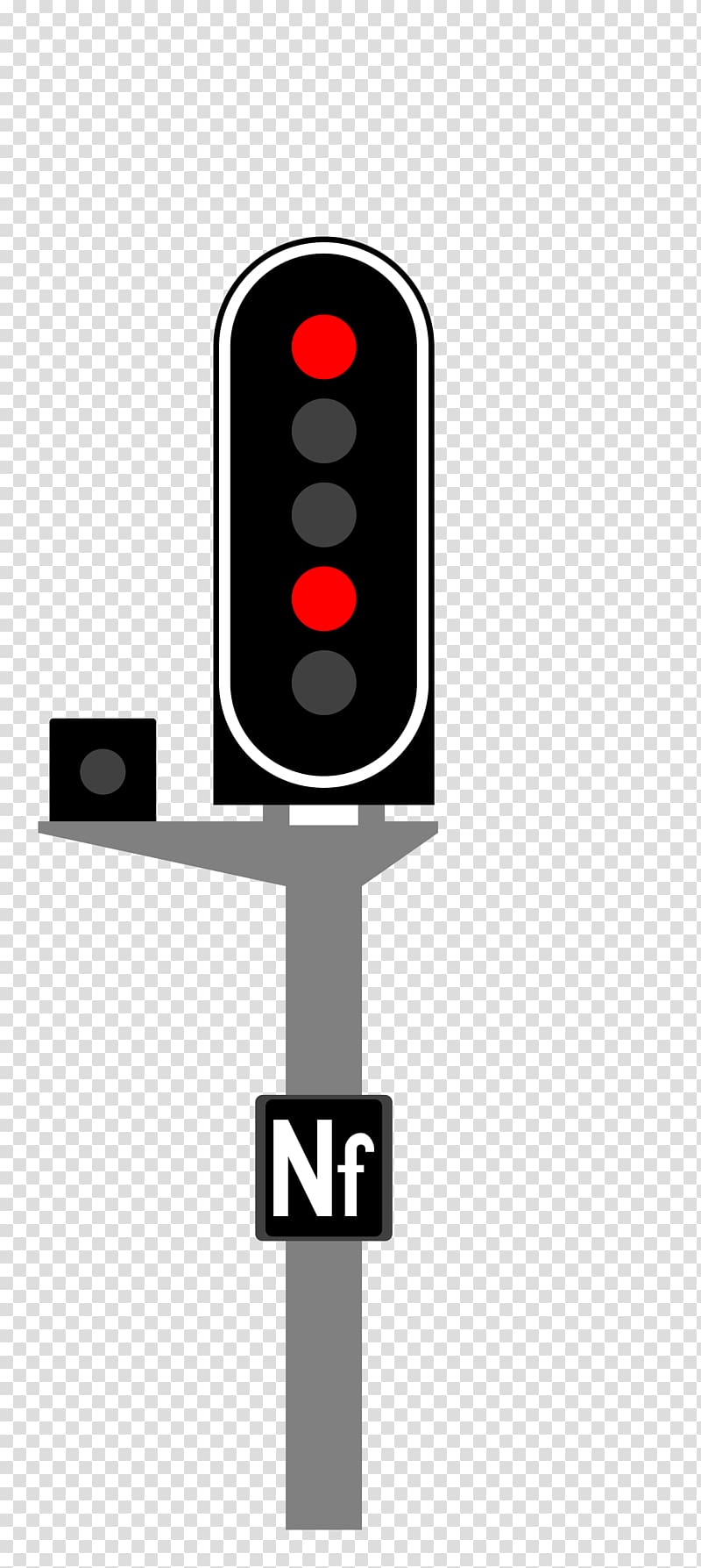 Train French railway signalling Carré Railway semaphore signal, train transparent background PNG clipart