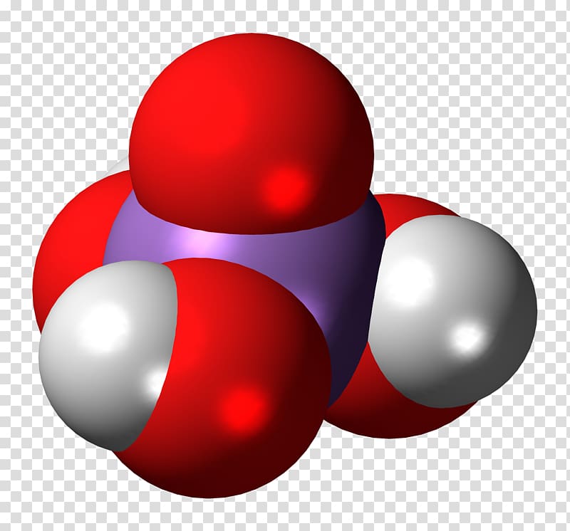 Space-filling model Arsenic acid Sphere Phosphoric acid, others transparent background PNG clipart