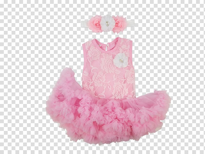 Tutu Dress Skirt Costume Pink, baby girl transparent background PNG clipart