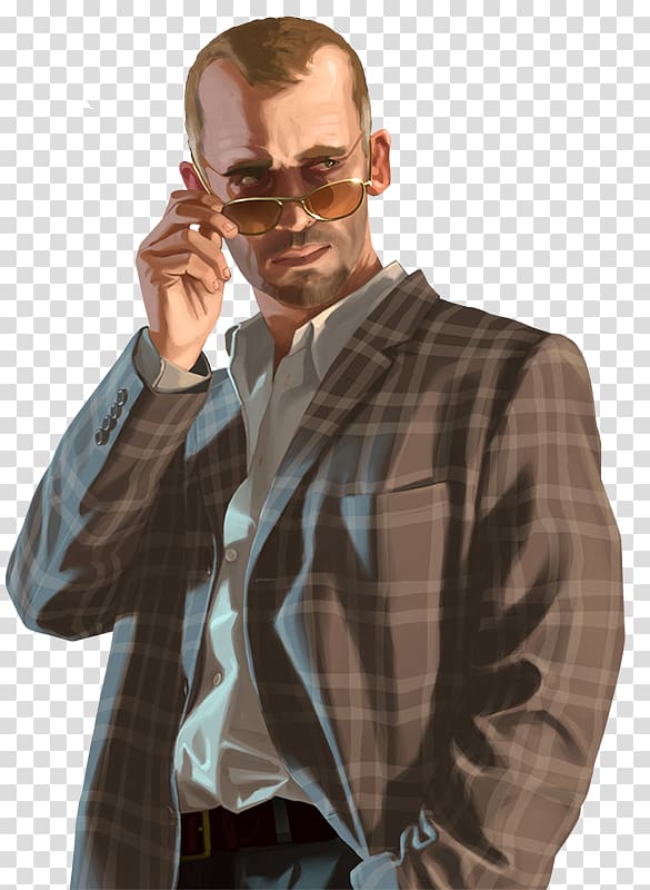 Grand Theft Auto IV: The Lost and Damned Grand Theft Auto V Grand Theft Auto III Niko Bellic, grand theft auto 5 transparent background PNG clipart
