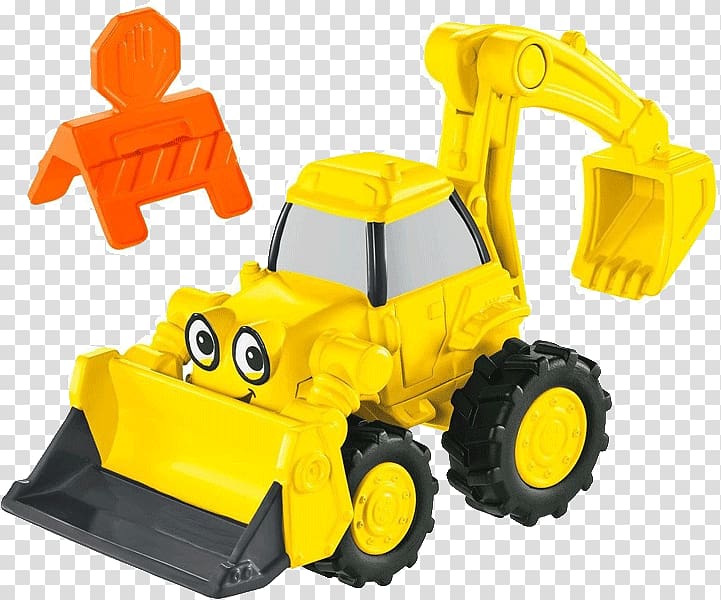 Fisherprice Bob The Builder Rc Super Scoop Die-cast toy Fisher-Price Vehicle, toy transparent background PNG clipart